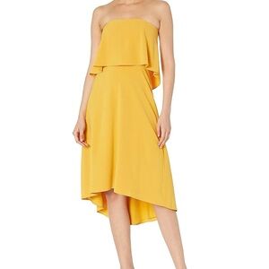 Halston Heritage Strapless Dress